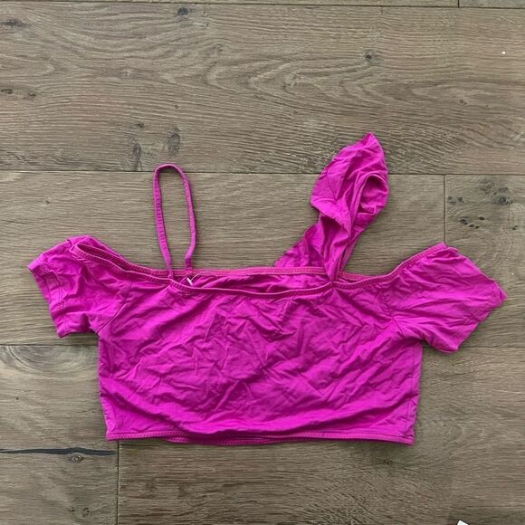 NWOT House of Harlow 1960 x REVOLVE Muriel Top in Magenta Pink Size S - Picture 4 of 4